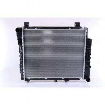 Radiador de refrigeración del motor NISSENS 62754A, Aluminio, dimensiones 492x409x32 mm, aletas unidas mecánicamente, compatible con MERCEDES BENZ Clase E Berlina