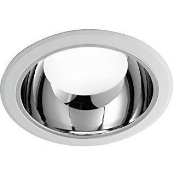 Downlight LED Mack Blanco con Reflector Cromado 25W 2500LM 4000K Antirreflejo 10,2 cm