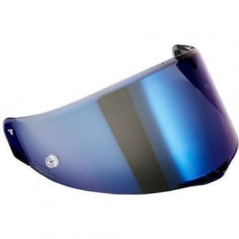 AGV Race 2 Visor, Hombre, Azul-Espejo