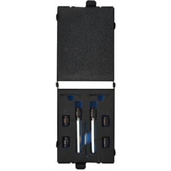vidaXL Set de fresas para punto soldadura 9 piezas cobalto HSS