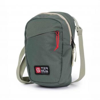 Bolsa Cruzada Unisex Ternua Red Bay en Color Bosque Profundo