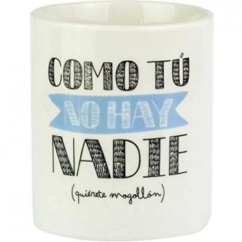 Mr. Wonderful TazaComo Tú no Hay Nadie, 300 ML, Color Blanco y Negro