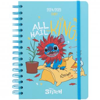 Agenda Escolar 2024/2025 Semana Vista A5 12 Meses Disney Stitch Erik Editores