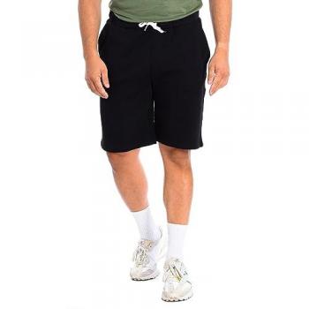 Pantalón Corto Deportivo Hombre La Martina TMB003-FP221 - Algodón Negro Tamaño Mediano