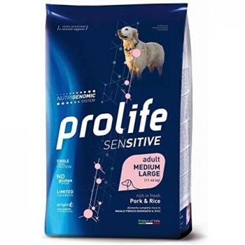 Prolife Sensitive Adultos Medianos/Grandes Cerdo y Arroz - 10 kg