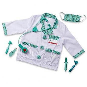 Melissa & Doug Doctor Disfraz para Niños, Multicolor
