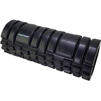 Rodillo de Espuma Tunturi Yoga Grid 33 cm Negro - Roller de Masaje para Autocuidado y Fascias