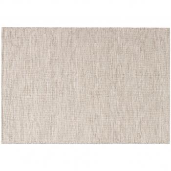 Alfombra tejida a mano blanca jaspeado 160 × 230 cm SIMBEL