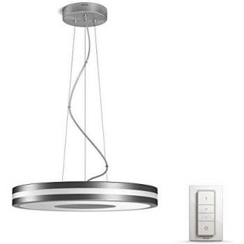 Lámpara colgante LED Philips Hue Being de aluminio con dimmer