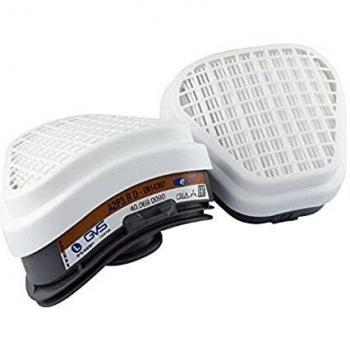 Elipse Par de filtros de repuesto A2P3 GVS SPR497, Gris/Blanco