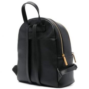 Liu Jo Front Embossed Logo Women's Backpack, Black, ONE SIZE