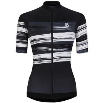 Dare2b Maillot Manga Corta Aep Stimulus para Mujer, Color Negro, Talla 16/44