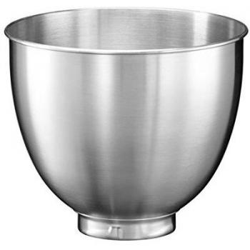 Bol de Acero Inoxidable KitchenAid 3,3L para Robot de Cocina Mini 5KSM35SSB
