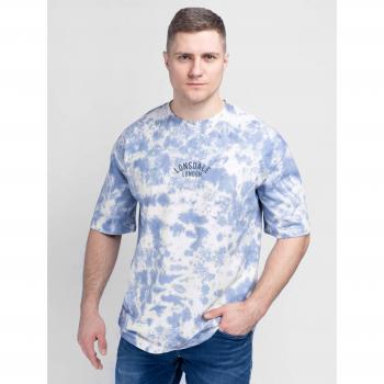 Camiseta de Hombre Lonsdale Whaligoe de Manga Corta Azul Washed