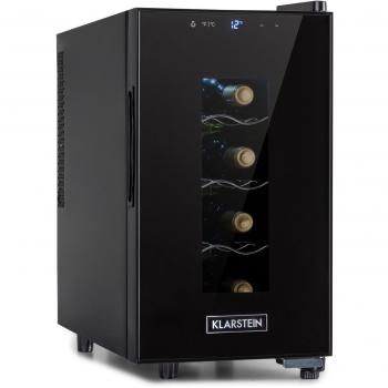 Nevera para vinos Klarstein Bellevin 8 Uno, 23 litros, temperatura de 11-18 °C, control táctil LED, zona única