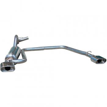 InoXcar twvw.07. SI Sport doble tubo de - Silenciador trasero, para Volkswagen Golf IV 1.6, 105 PK, a partir de 1997, acero inoxidable, Rectangular, izquierda y derecha