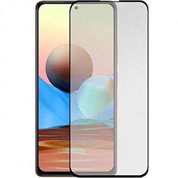 Todotumovil Protector de Pantalla Xiaomi Redmi Note 10 4G Negro de Cristal Templado Vidrio 9H para movil