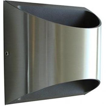 Aplique LED Exterior Dodd Semicírculo Acero Inoxidable 7.5W 3000K 660 Lúmenes