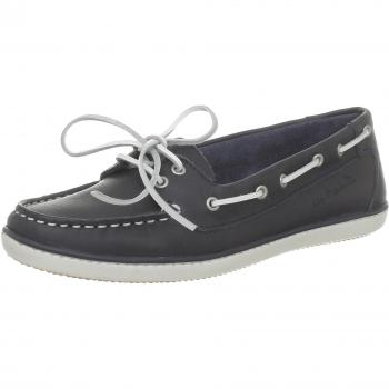 Tbs mocasines de cuero para mujer azul blau napa antik marineblanc 41