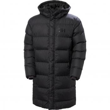 Helly Hansen Parka Active Long Winter Chaqueta de invierno para hombre, color negro, talla S, impermeable, con aislamiento térmico y capucha ajustable