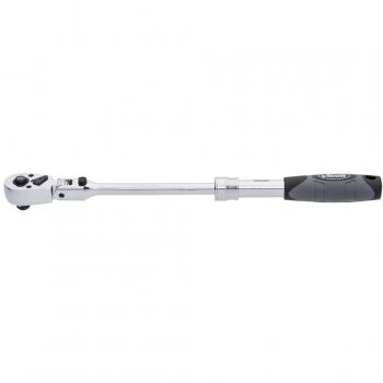 Carraca reversible VIGOR V6638N con articulación telescópica, cuadrado macizo de 3/8 pulgadas (10 mm) y longitud de 350 mm