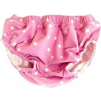 Baño bebé rosa estrellas para niña
