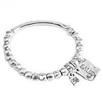UNO de 50 Inmensidad Silver Plated Bracelet - Size M - Women's Elegant Metal Accessory