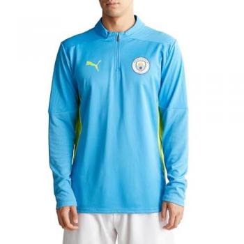 Manchester City 2024/25 PUMA Men's Training Quarter Zip Top - Blue