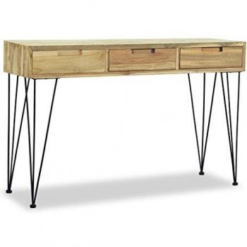 vidaXL Console Table 120x35x76 cm Solid Teak