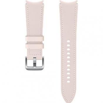 Correa de Piel Híbrida Rosa para Galaxy Watch4 / Galaxy Watch4 Classic - Talla M/L 20mm