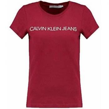 Calvin Klein Jeans Institutional Logo W Camiseta Beet Red/Blossom