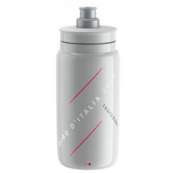 Elite Fly GIROD'ITALIA 2018 - Botella de agua para bicicleta, 550 ml, color gris claro