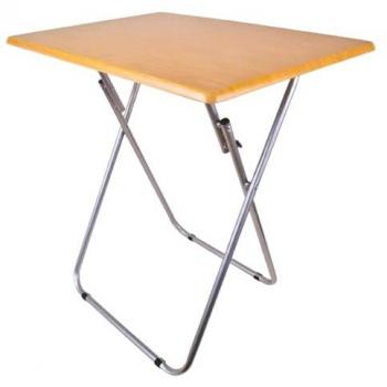Mesa Plegable Auxiliar Portátil Rectangular para Camping y Jardín 48x38x66cm