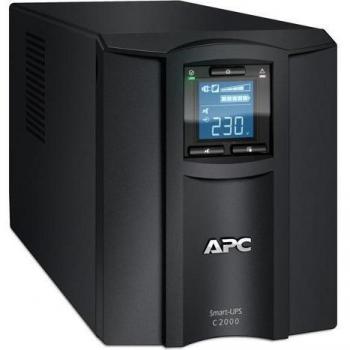 APC SMC2000I Sistema de Alimentación Ininterrumpida (UPS) Línea Interactiva 2 kVA 1300 W con 7 Salidas AC y Protección contra Sobretensiones