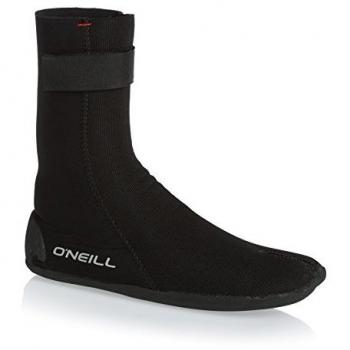 Escarpines O'Neill Heat Ninja 3mm ST negro intenso - 45, Traje de Neopreno con Punta Dividida de 3 mm Botas Unisex, Correa de espinilla antirrugas