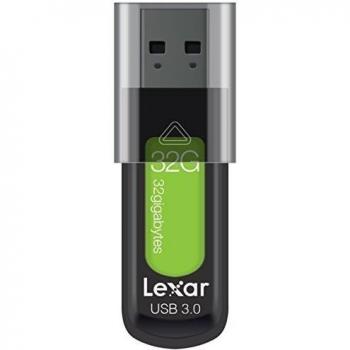 Lexar JumpDrive S57 - Memoria USB 3.0 de 32 GB, verde