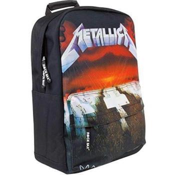 Rock Sax Metallica Master of Puppets Hombre Zip Mochila con Banda de sujeción