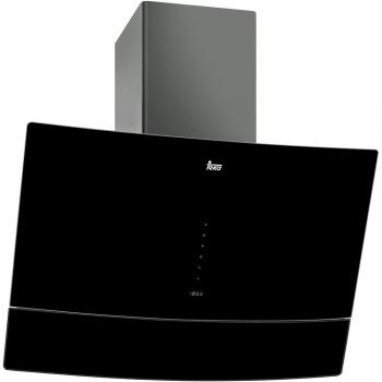 Campana Decorativa Vertical Teka DVU 590 B, Cristal Negro, 90cm