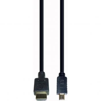 Cable HDMI 1.8m con conector HDMI y Micro HDMI Tipo D, Audio y Video