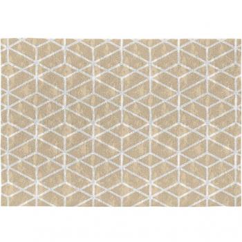RODIER - Alfombra Decorativa Trico Multicolor 140x200cm Algodón