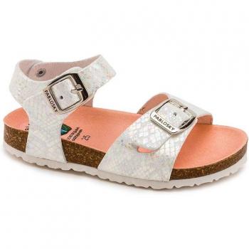 Sandalias Niña Pablosky de Otros materiales Blanco 406100 con cierre de hebilla