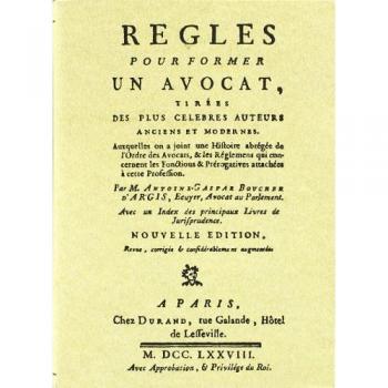 Regles pour former un avocat