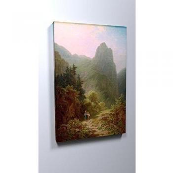 Carl Spitzweg, Bergschüler am Ammerg. Kofel - 50x75 cm - Impresiones sobre lienzo - Muro de arte