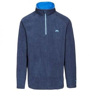 Trespass Blackford Men's Microfleece Half Zip Pullover - Navy, Size XXXL
