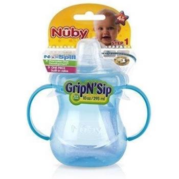 Nuby 9644 - Vaso boquilla, desde 4 a 12 meses, 1 unidad [colores surtidos]