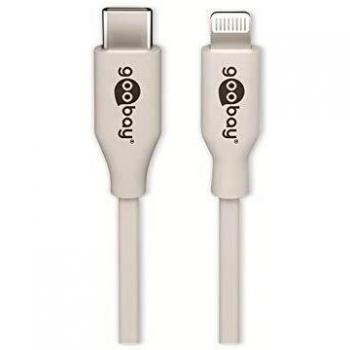 Cable de carga y sincronización USB-C a Lightning, 2 m, blanco, MFi