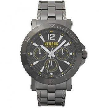 Gents Versus Steenberg Grey Dial On A Stainless Steel Bracelet Watch
