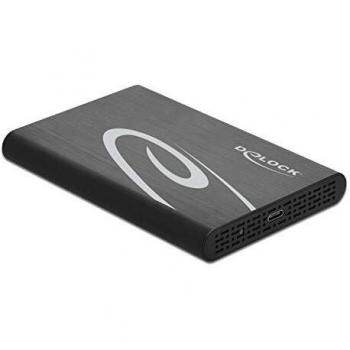 Carcasa Externa para HDD/SSD SATA de 2.5 con USB 3.1 Gen 2 (SuperSpeed 10 Gbps) - Negro y Blanco
