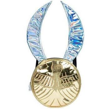 HARRY POTTER Mochila Escolar, diseño de Snitch Dorada, Gold, 28 cm para Hombre