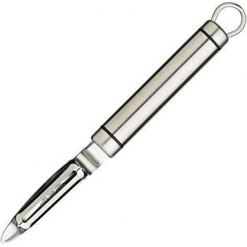 Pelador Oscilante Profesional de Acero Inoxidable con Mango Ovalado, 21 cm
